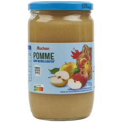 AUCHAN Purée de fruits à la...