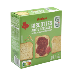 36 BISC 6CEREAL. AUCHAN 300G