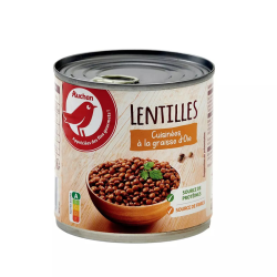 Auchan lentilles cuisinées...