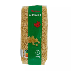 Auchan pâte alphabet QS...