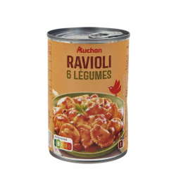 AUCHAN Ravioli Legume 400G