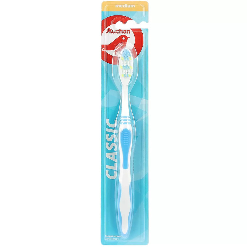 Auchan brosse à dent  blancheur medium X1