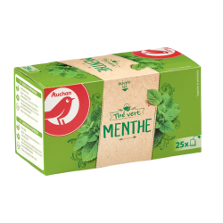 AUCHAN Thé vert à la menthe...