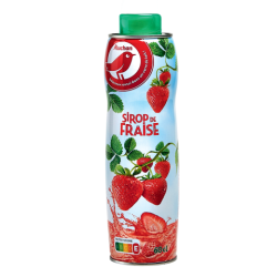 AUCHAN Sirop Fraise 60CL