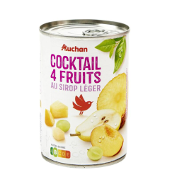 Auchan Cocktail 4 fruits 250G