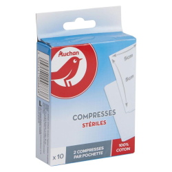AUCHAN Compresses stériles...