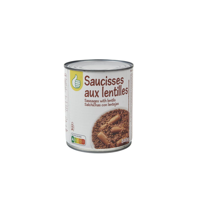 POUCE Saucisses Lentilles 4/4
