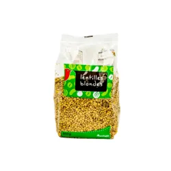Auchan lentilles blondes...