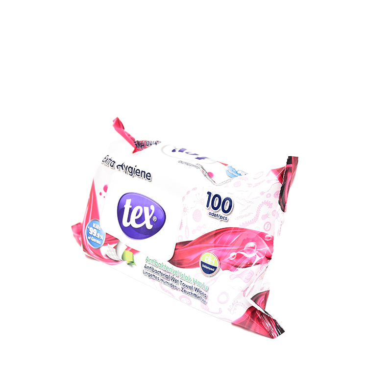 Tex Lingette Anti bactérien 100 Pièces
