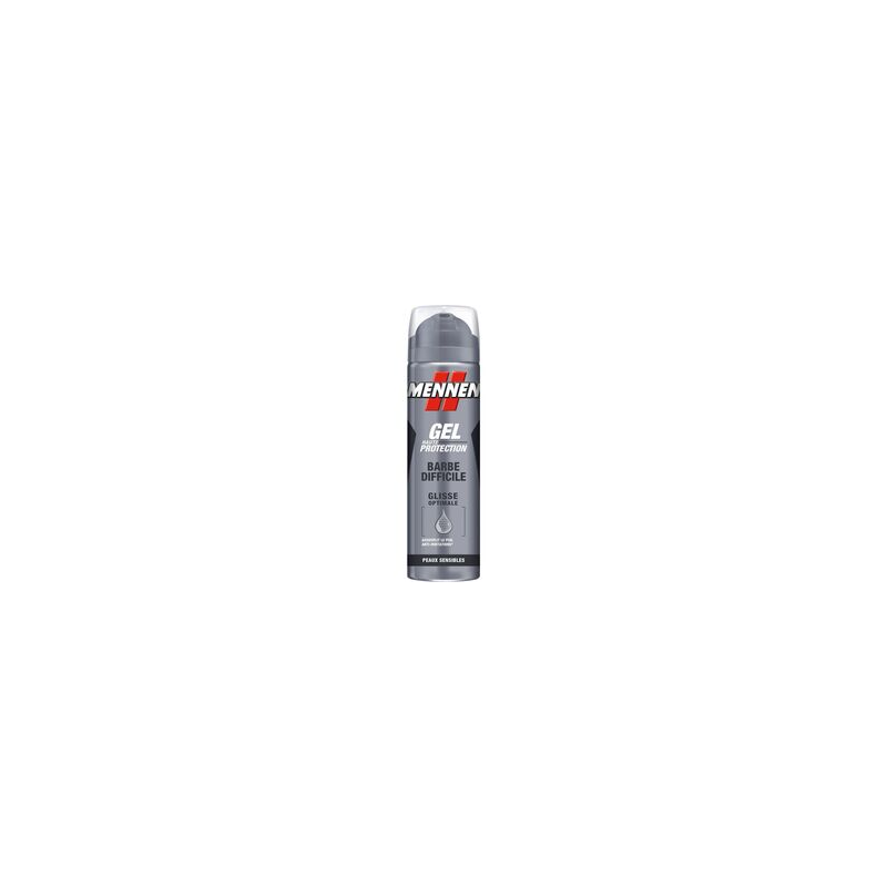 MENNEN gel à raser haute protection barbe difficile 200ml