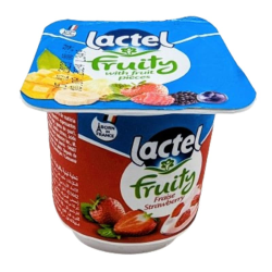 Lactel fruity fraise 125g