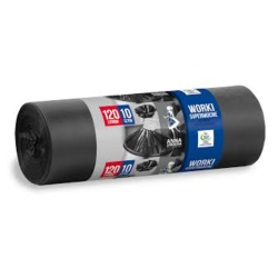 SAC POUBELLE NOIR 10PCS 120L