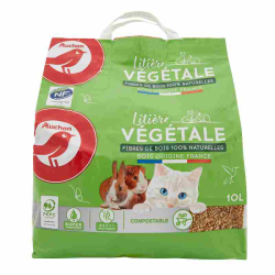 AUCHAN LITIERE VEGETALE...